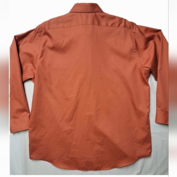 ARROW Men's Sateen Finish Long Sleeve Dress Shirt XXL (18)(34/35) Regular Fit - Picture 2 of 6